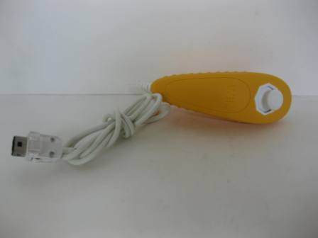 Wii Nunchuck Controller w/ Orange Gel Cover - Wii Accessory